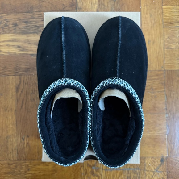 Ugg Black Tasman Slipper Boots Big Kids 6 / Womens 7 - Picture 3 of 5